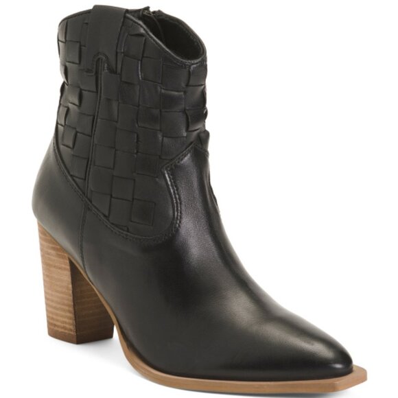 NEW MATISSE Leather Dawn Western Booties black for women 364tn - Picture 4 of 13